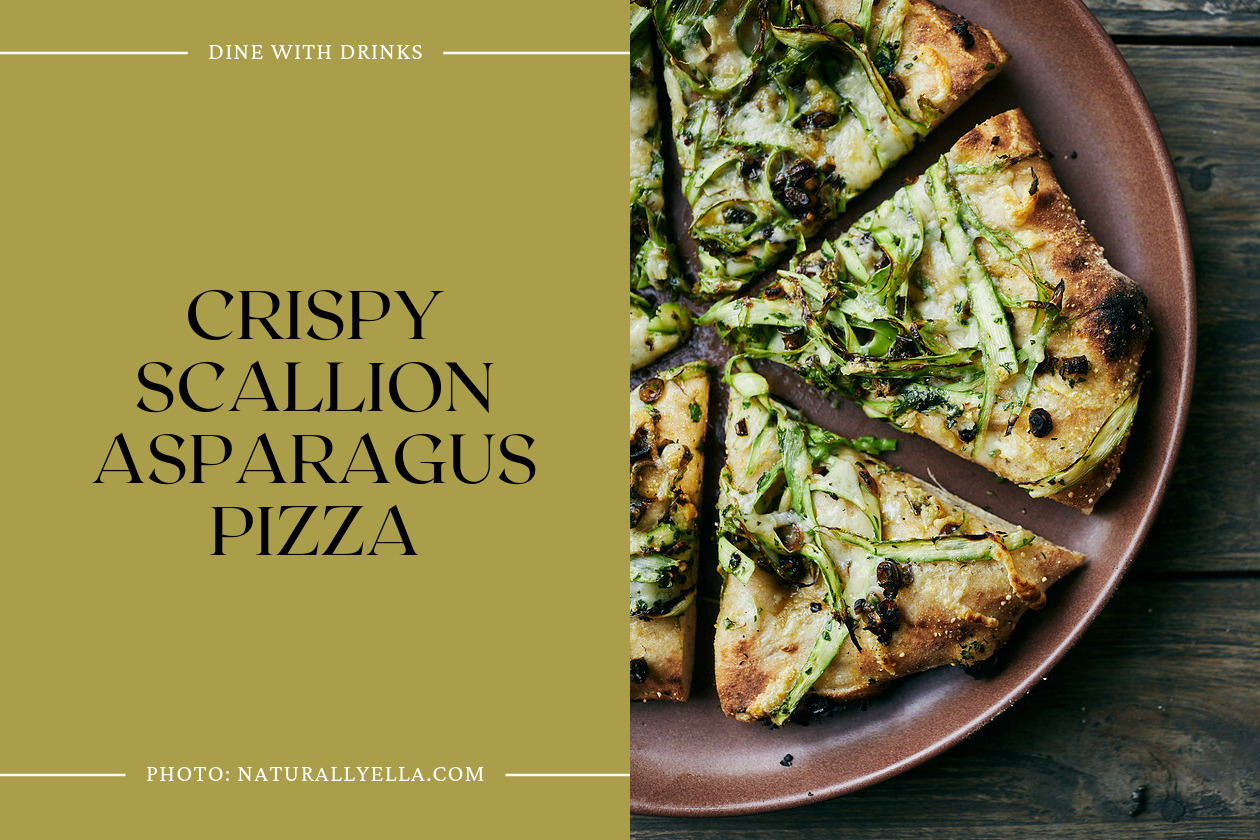 Crispy Scallion Asparagus Pizza