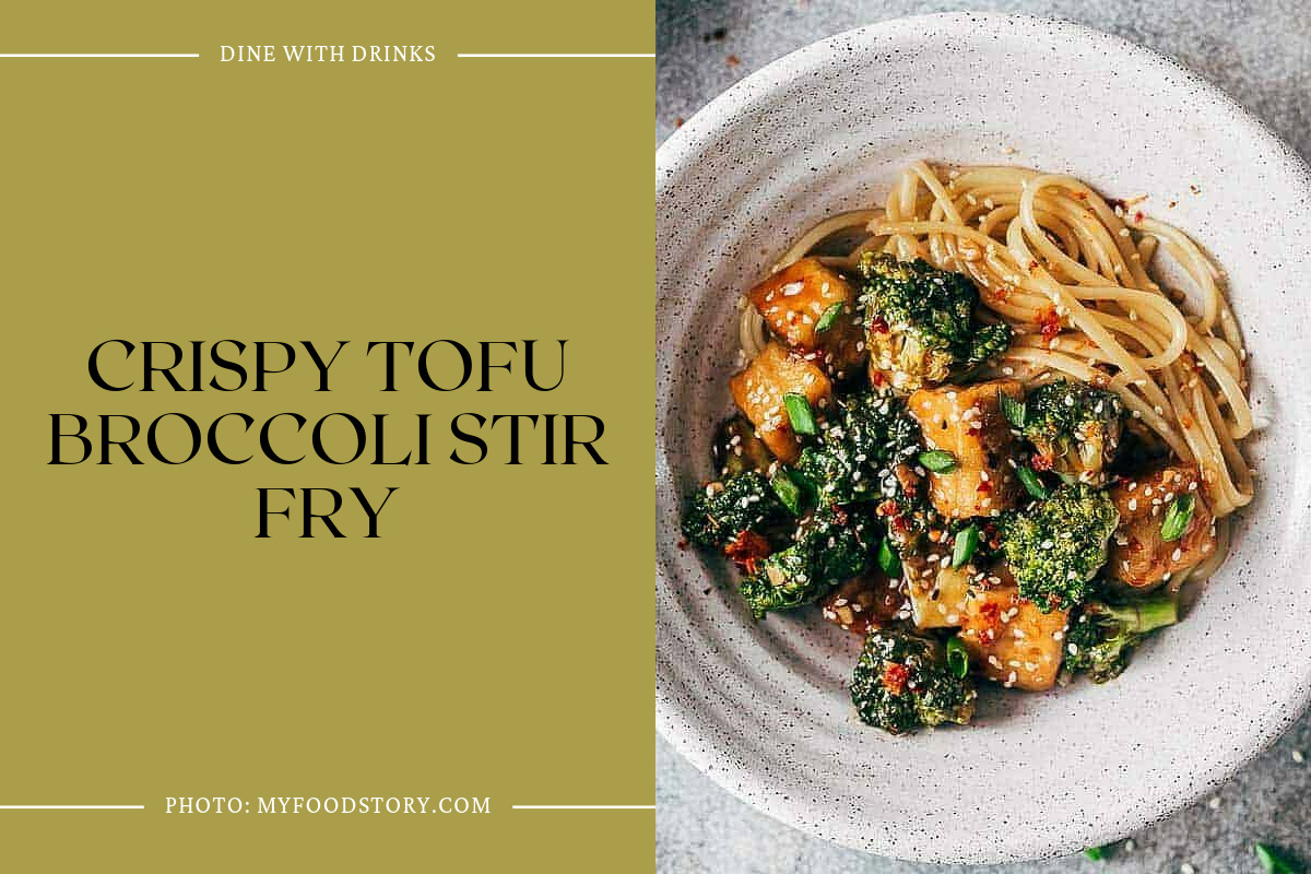 Crispy Tofu Broccoli Stir Fry