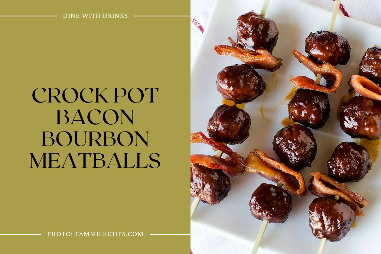 Crock Pot Bacon Bourbon Meatballs