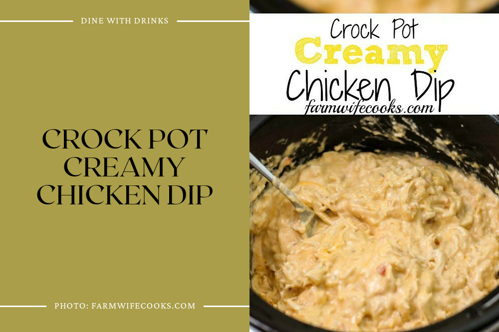Crock Pot Creamy Chicken Dip