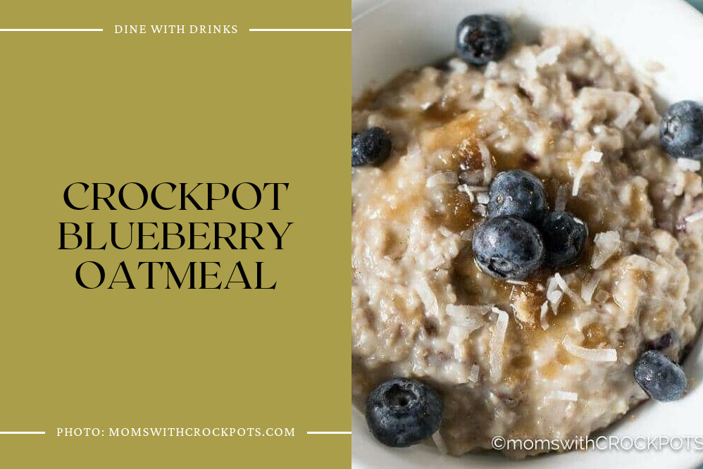 Crockpot Blueberry Oatmeal