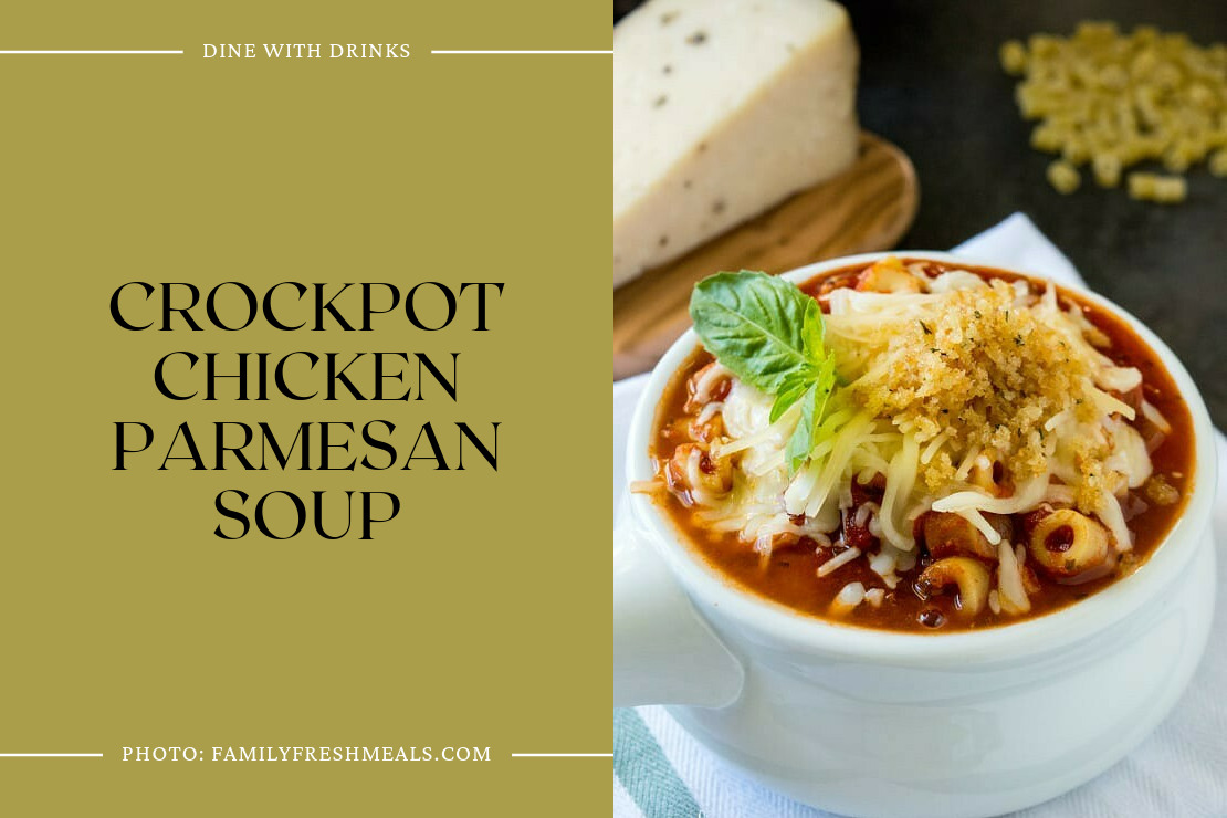 Crockpot Chicken Parmesan Soup