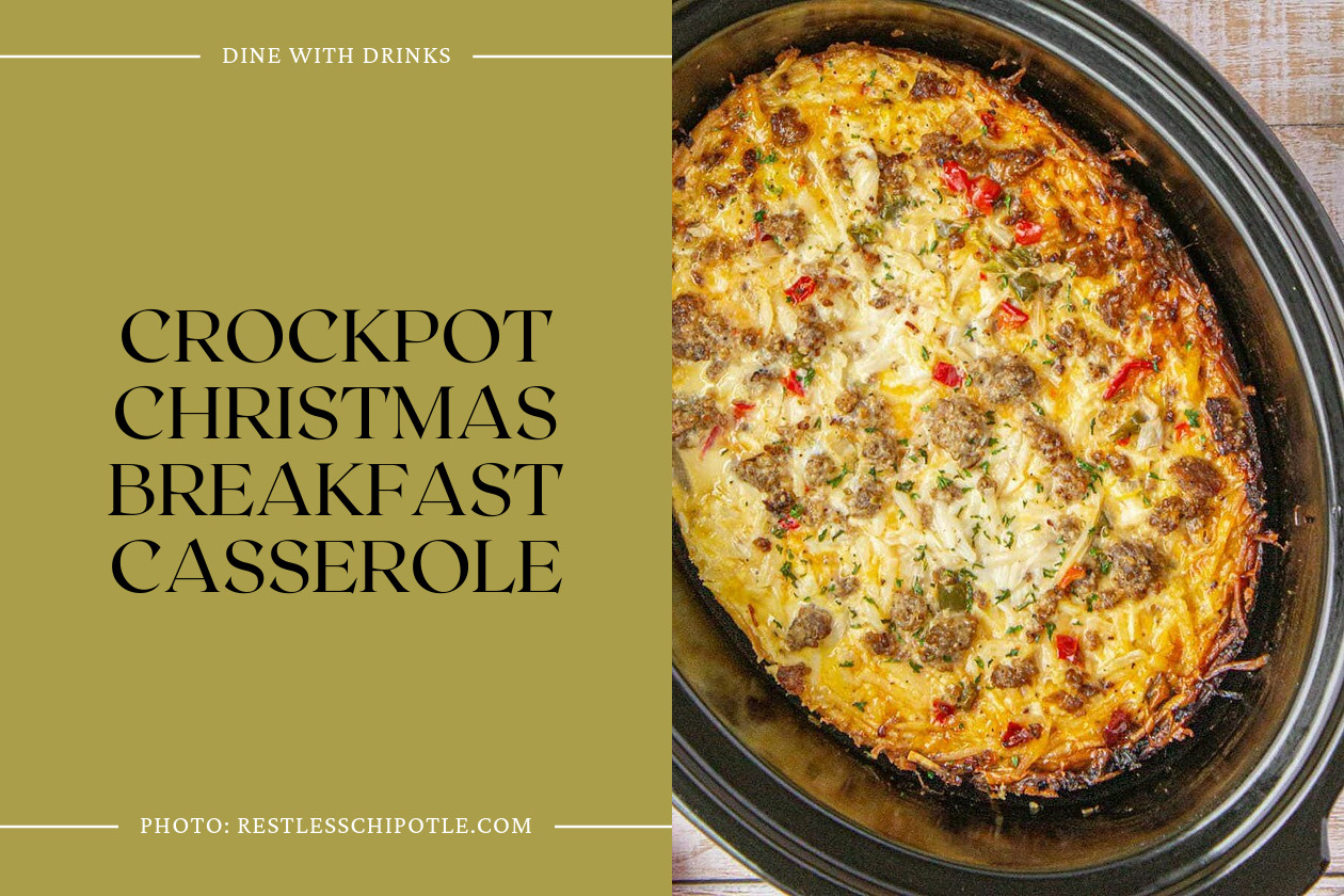 Crockpot Christmas Breakfast Casserole