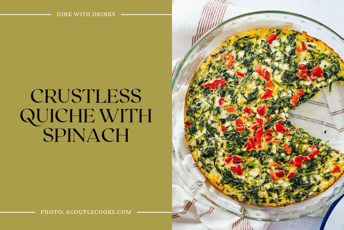 Crustless Quiche With Spinach