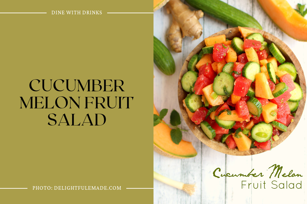 Cucumber Melon Fruit Salad