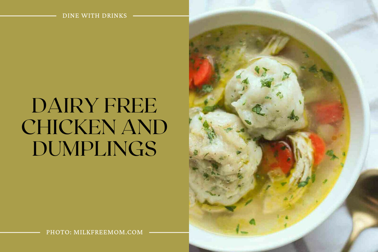 Dairy Free Chicken And Dumplings