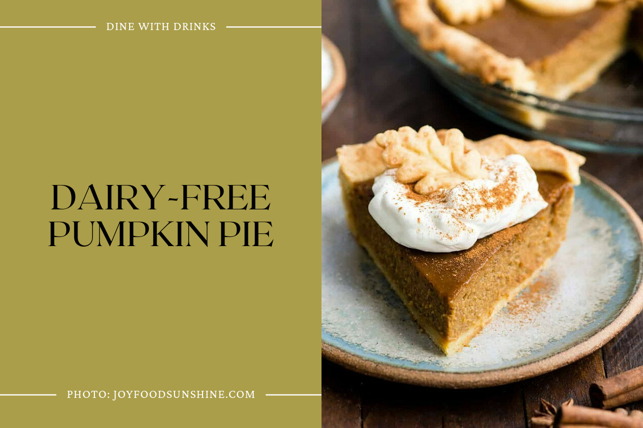 Dairy-Free Pumpkin Pie