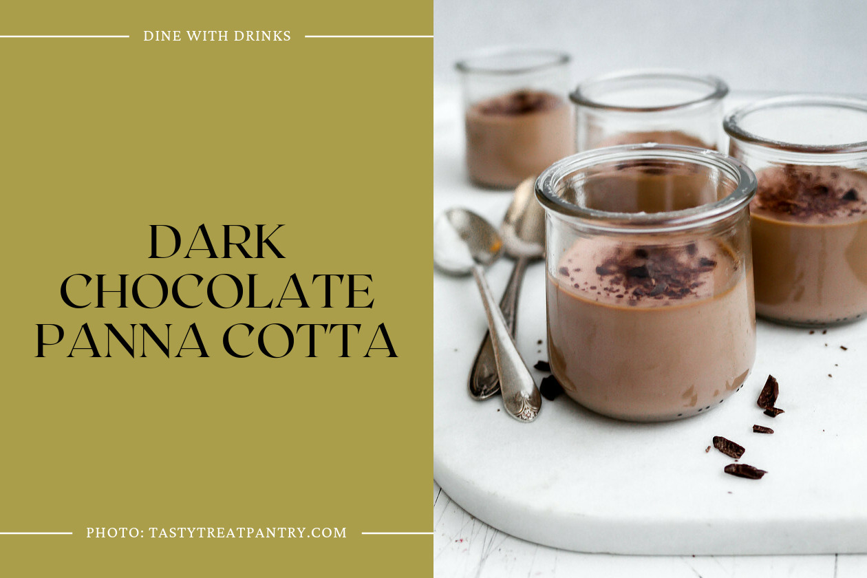 Dark Chocolate Panna Cotta
