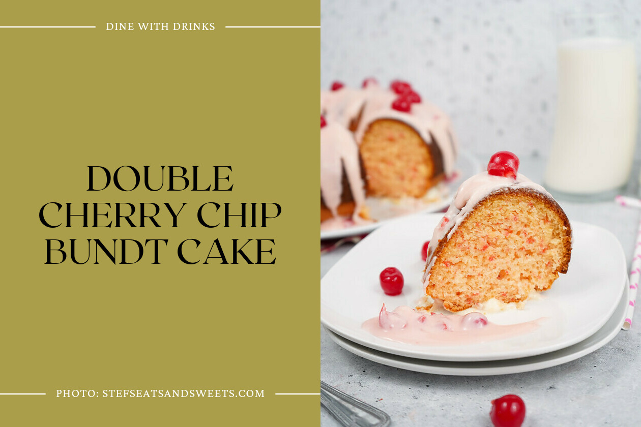 Double Cherry Chip Bundt Cake