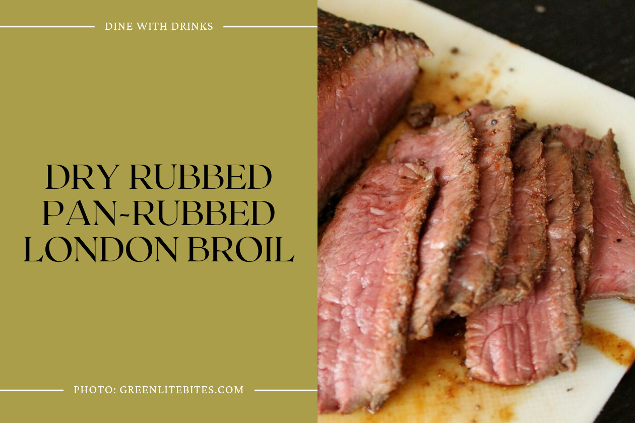 Dry Rubbed Pan-Rubbed London Broil