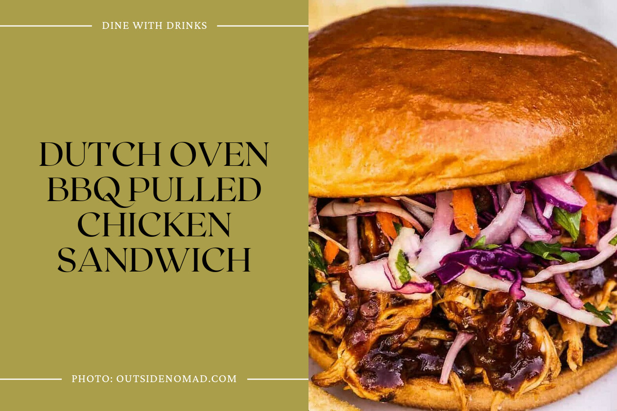 Dutch Oven Bbq Pulled Chicken Sandwich