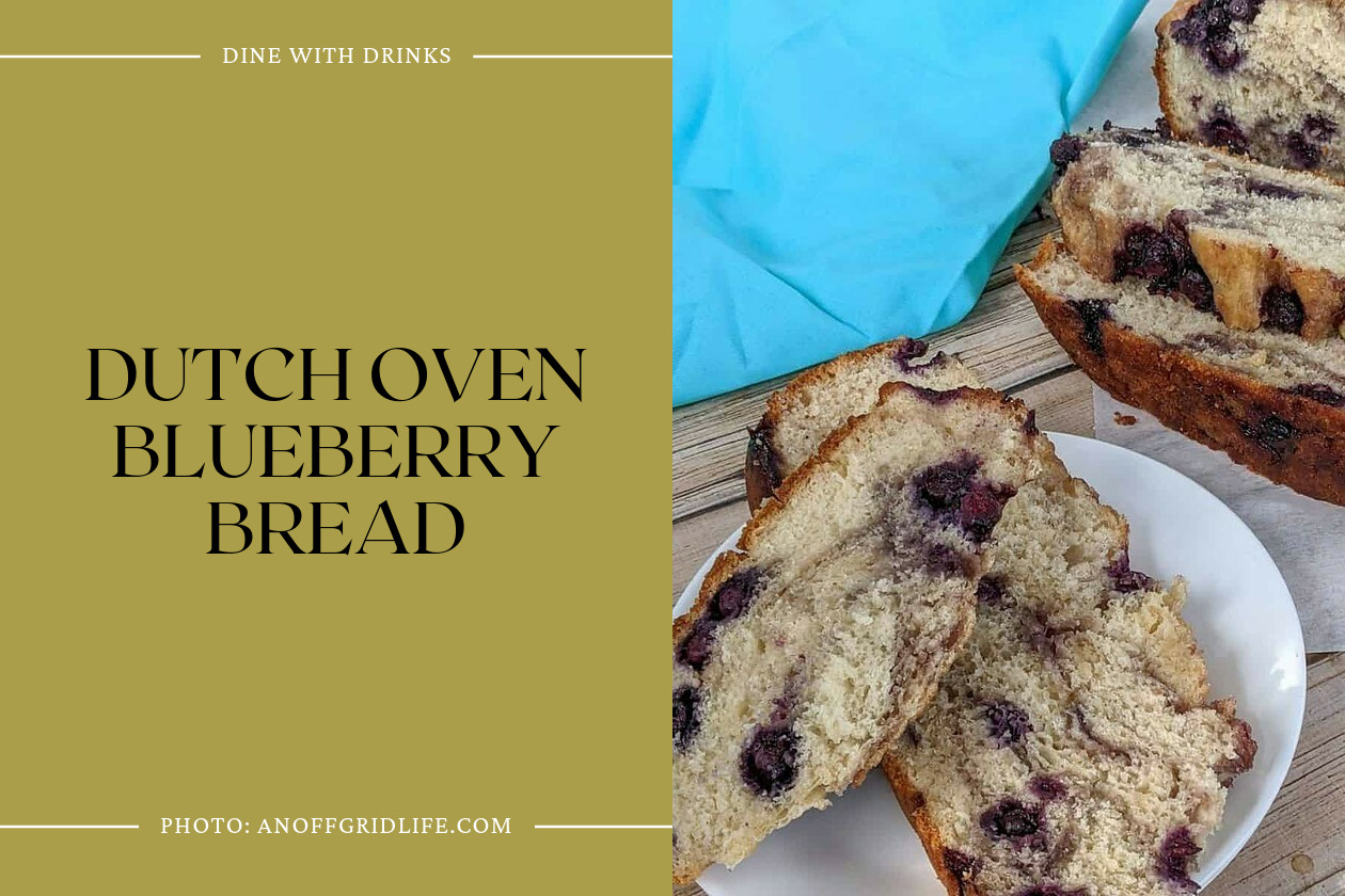 Dutch Oven Blueberry Bread