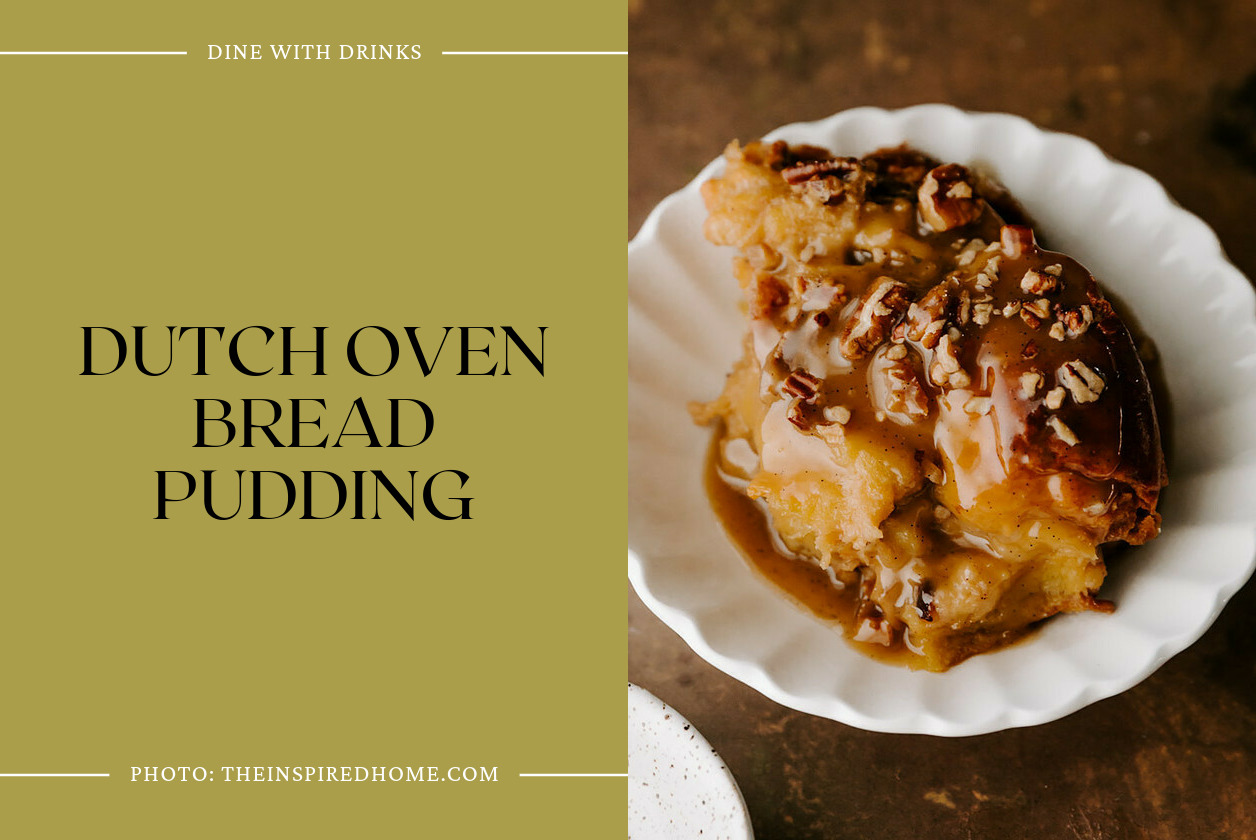 Dutch Oven Bread Pudding