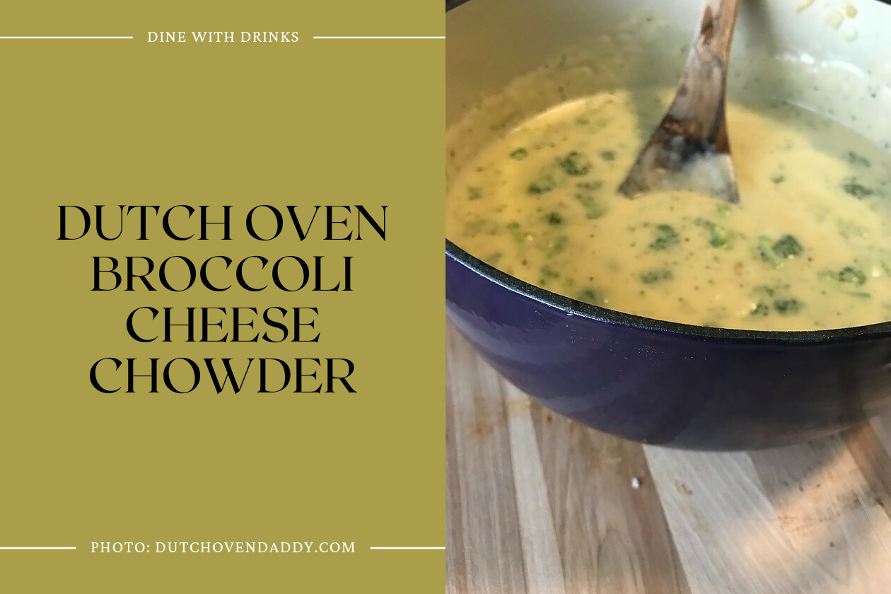 Dutch Oven Broccoli Cheese Chowder