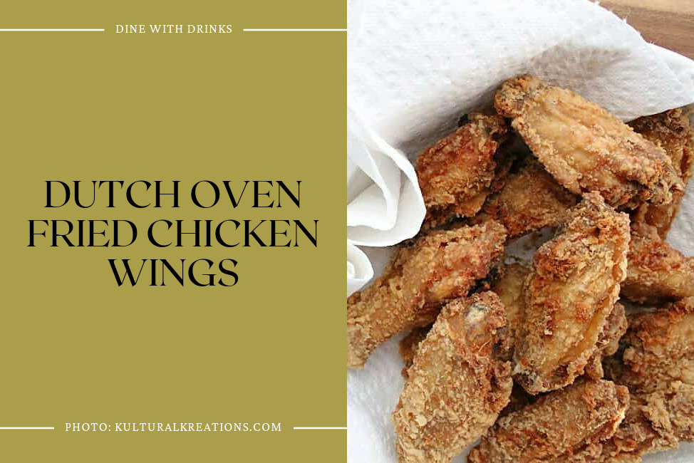 Dutch Oven Fried Chicken Wings