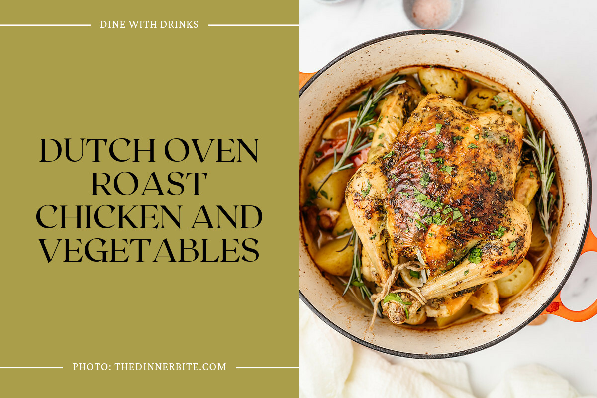 Dutch Oven Roast Chicken And Vegetables