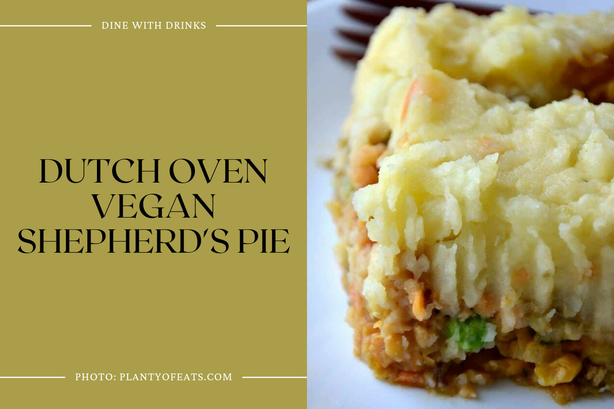 Dutch Oven Vegan Shepherd's Pie
