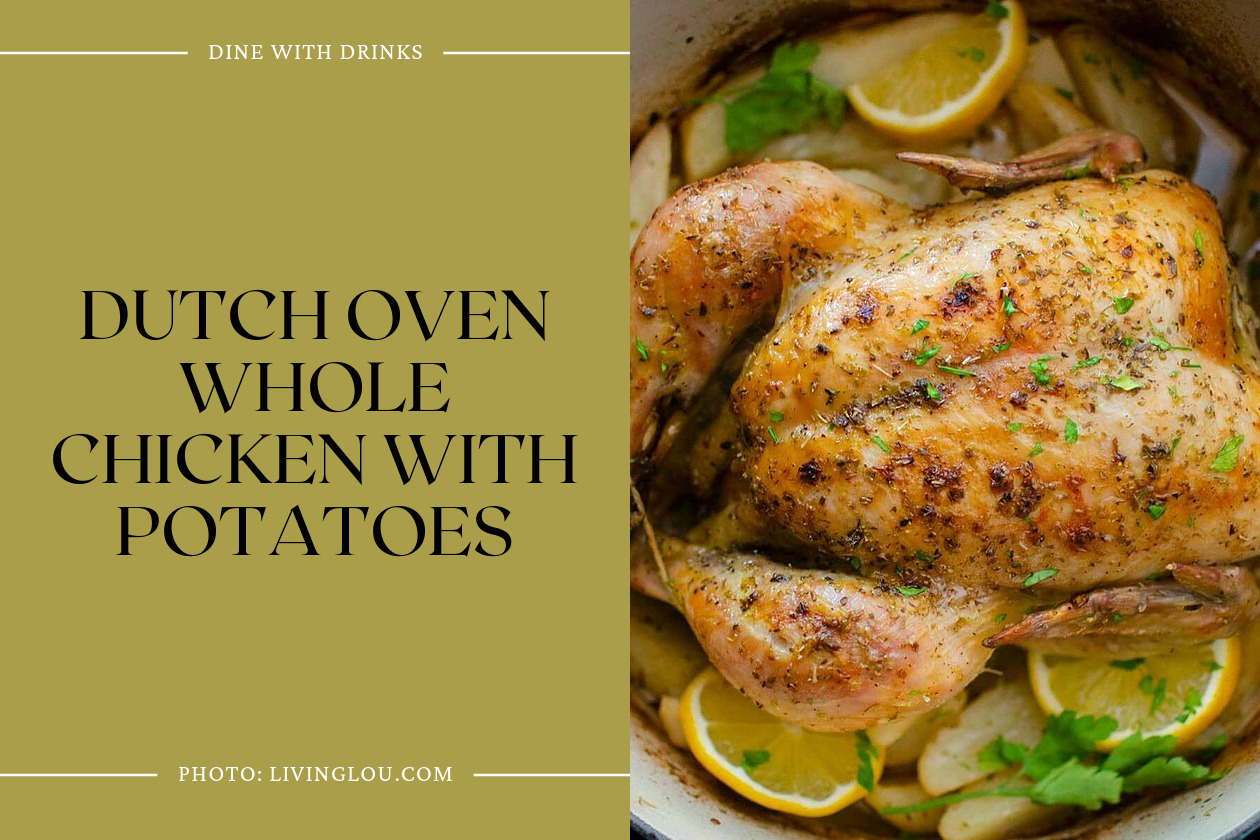 Dutch Oven Whole Chicken With Potatoes