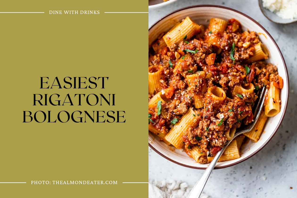 Easiest Rigatoni Bolognese