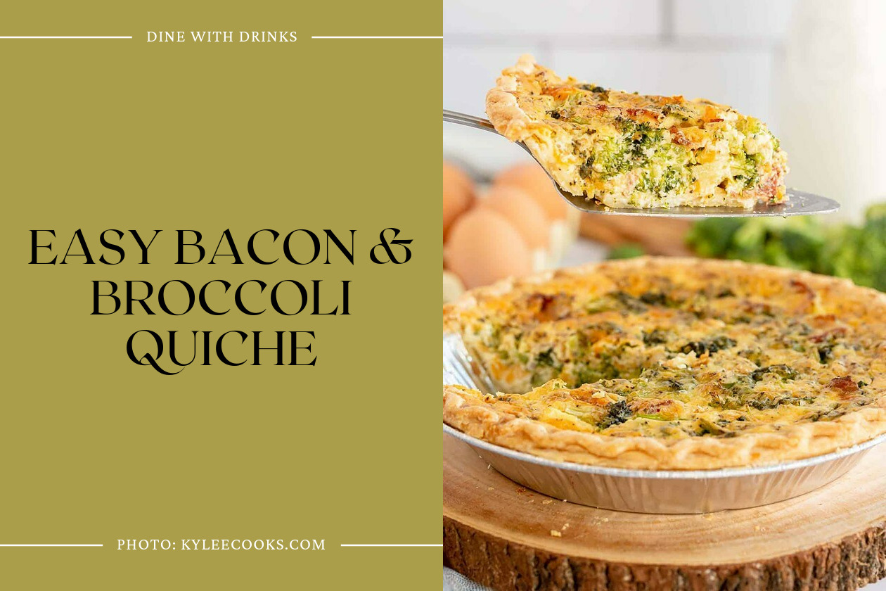 Easy Bacon & Broccoli Quiche