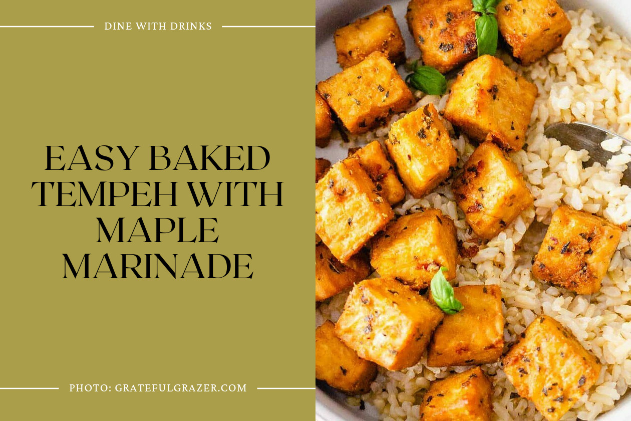 Easy Baked Tempeh With Maple Marinade