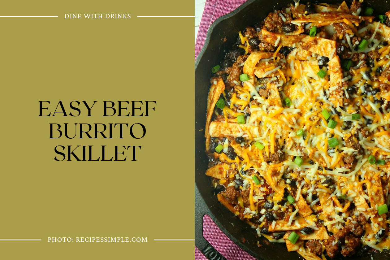 Easy Beef Burrito Skillet