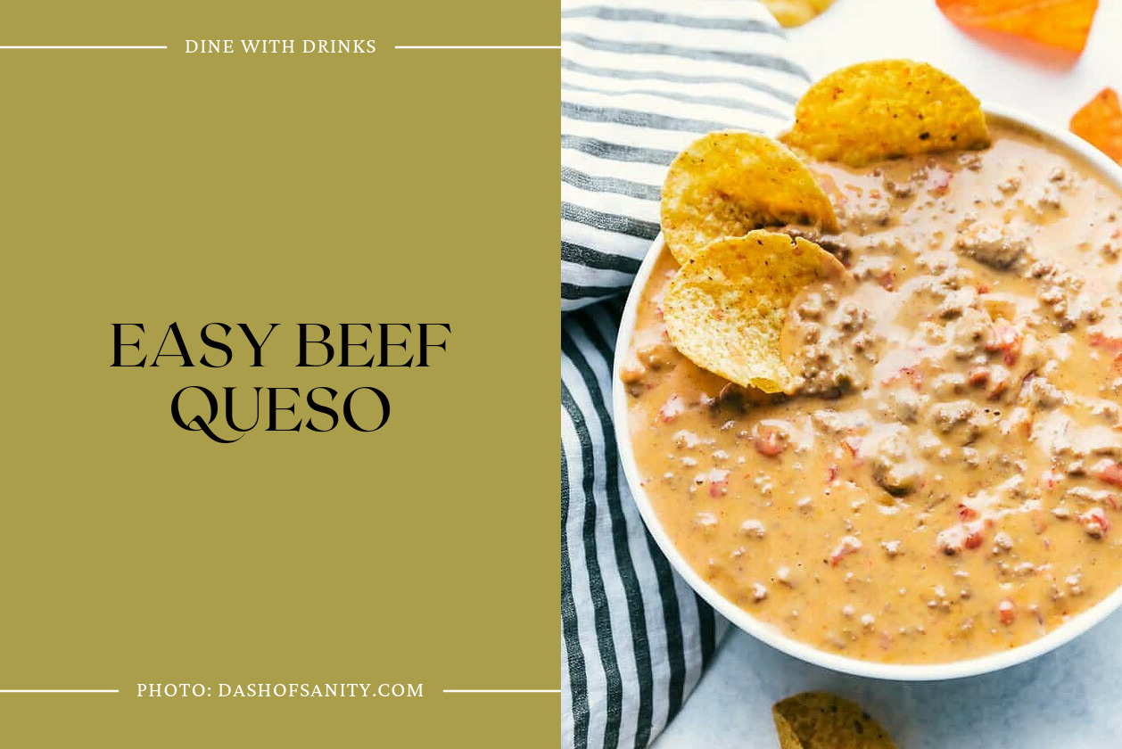 Easy Beef Queso