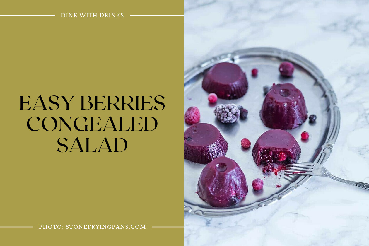 Easy Berries Congealed Salad