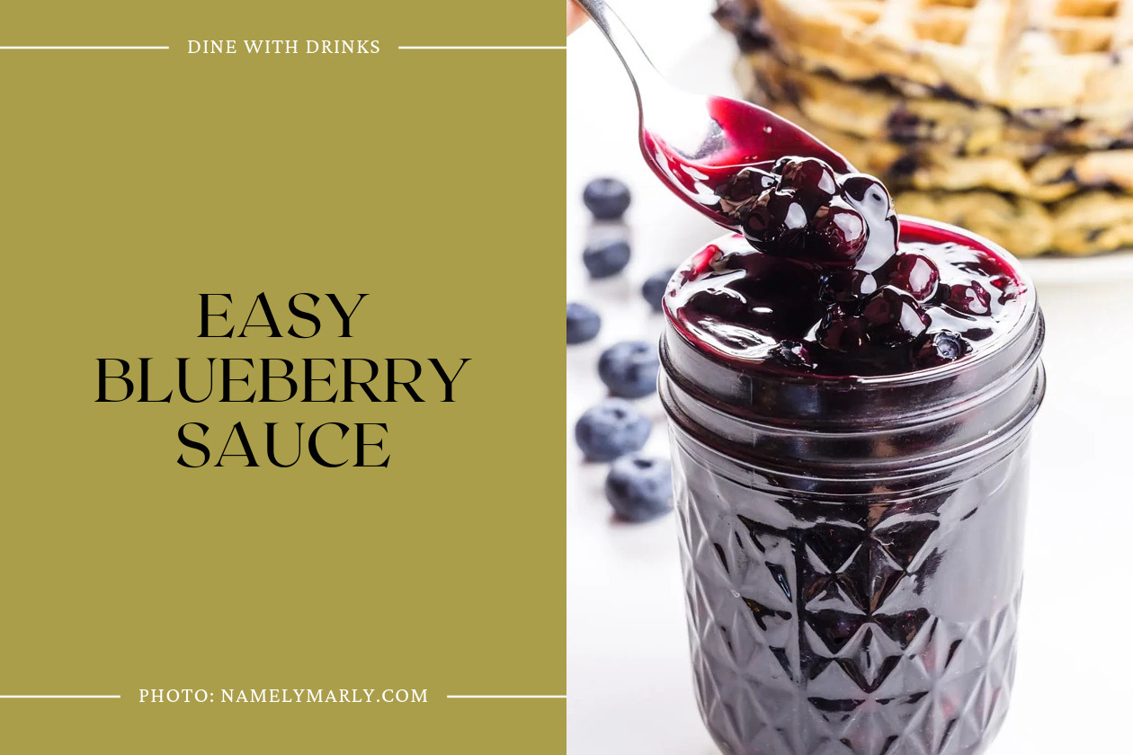 Easy Blueberry Sauce