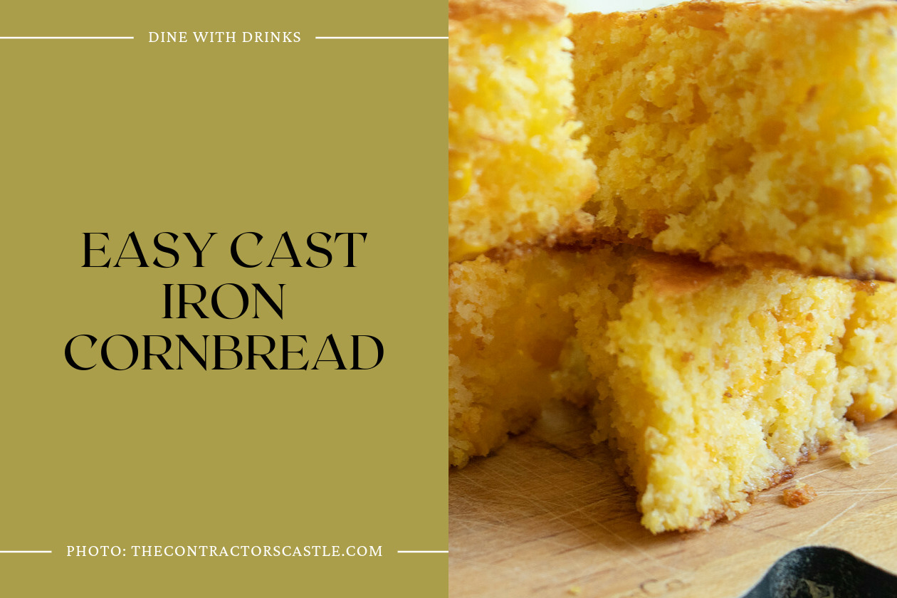 Easy Cast Iron Cornbread