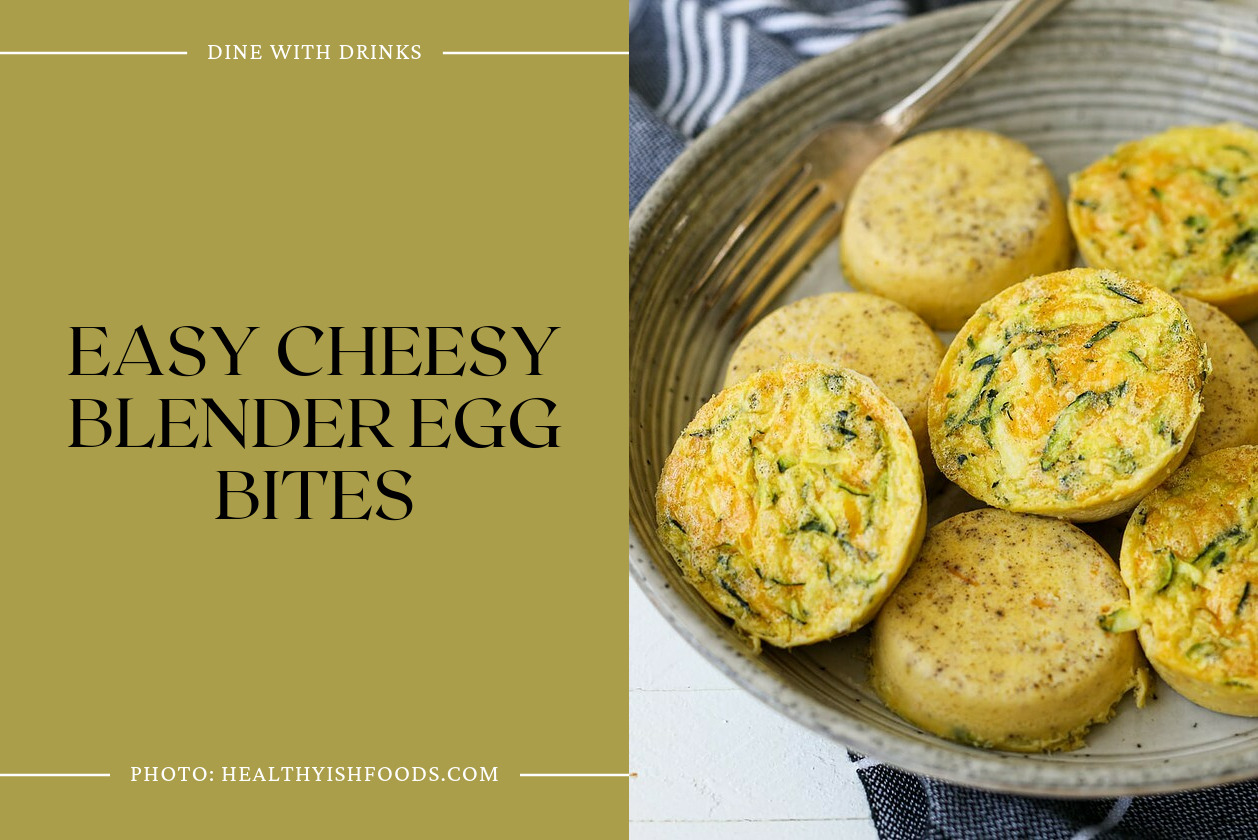 Easy Cheesy Blender Egg Bites