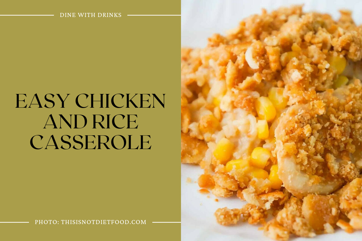 Easy Chicken And Rice Casserole
