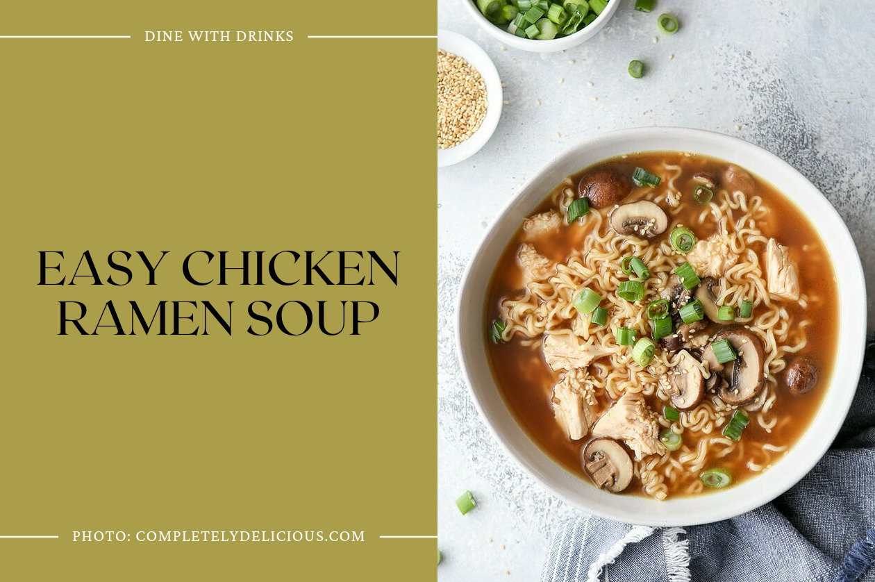 Easy Chicken Ramen Soup