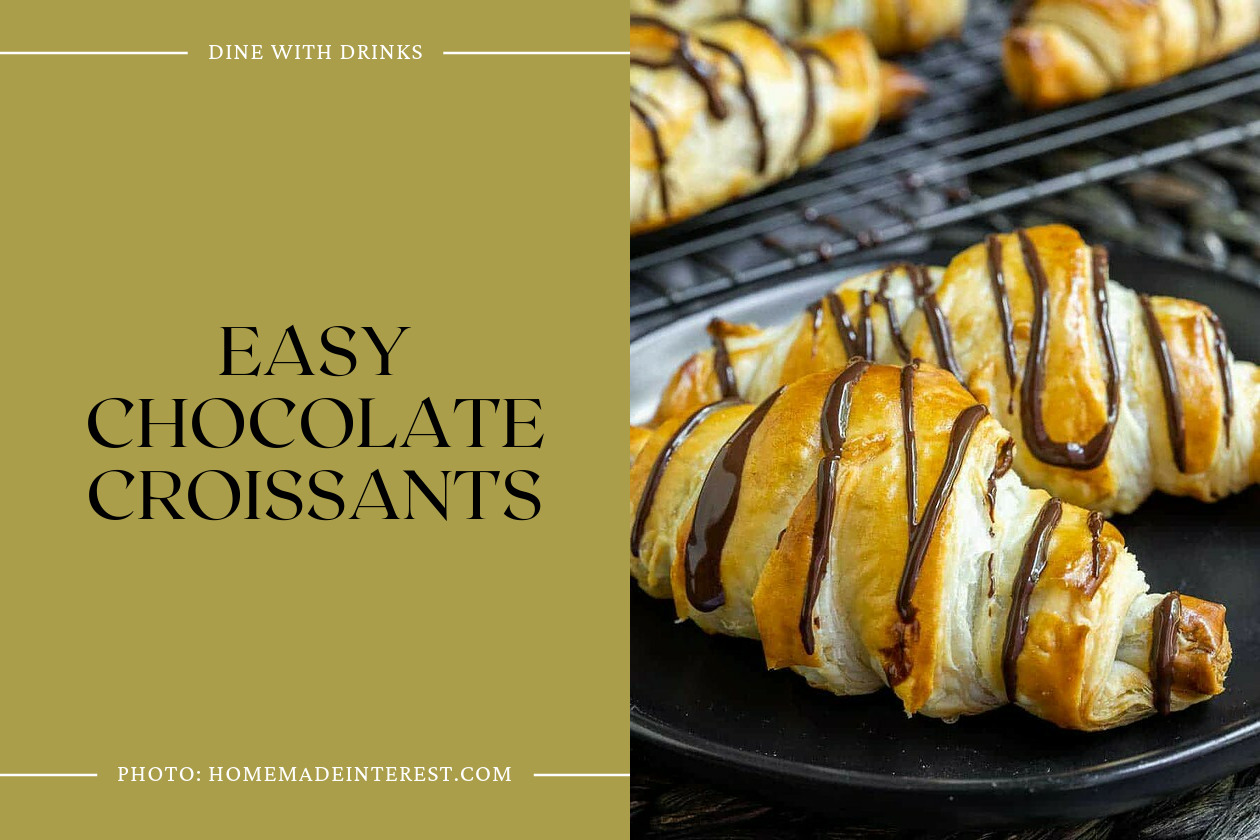 Easy Chocolate Croissants