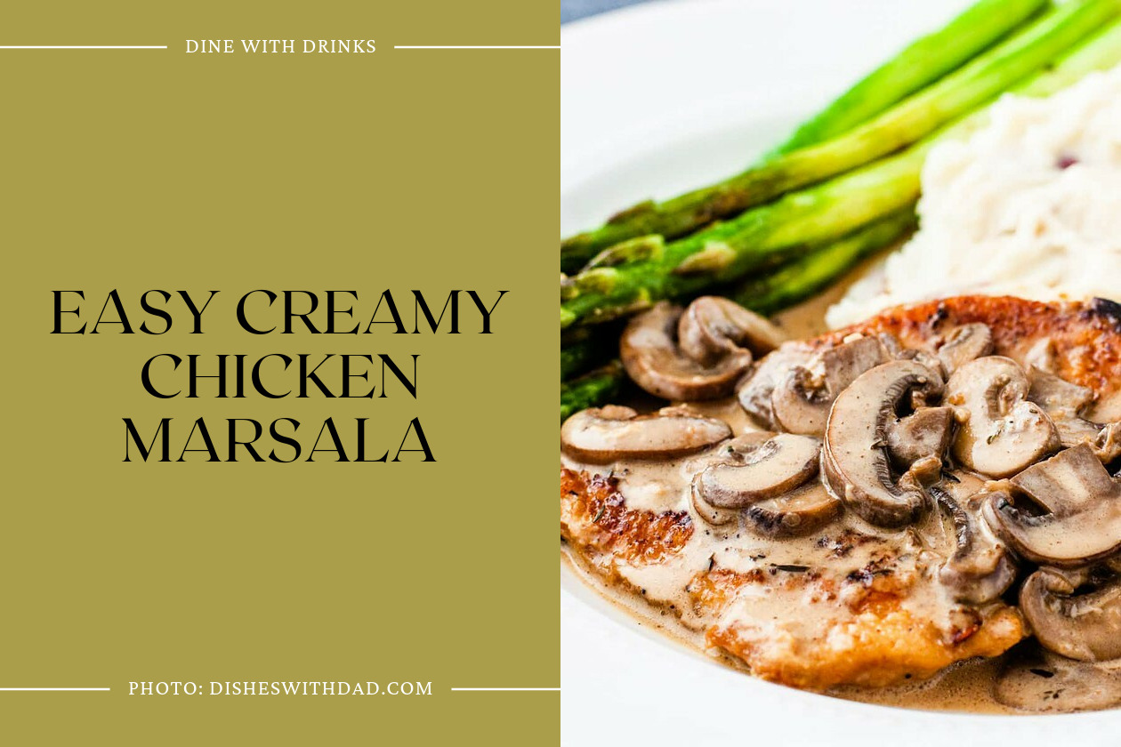 Easy Creamy Chicken Marsala