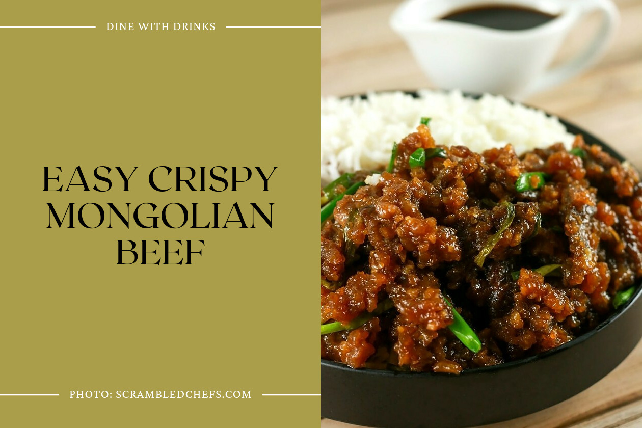 Easy Crispy Mongolian Beef