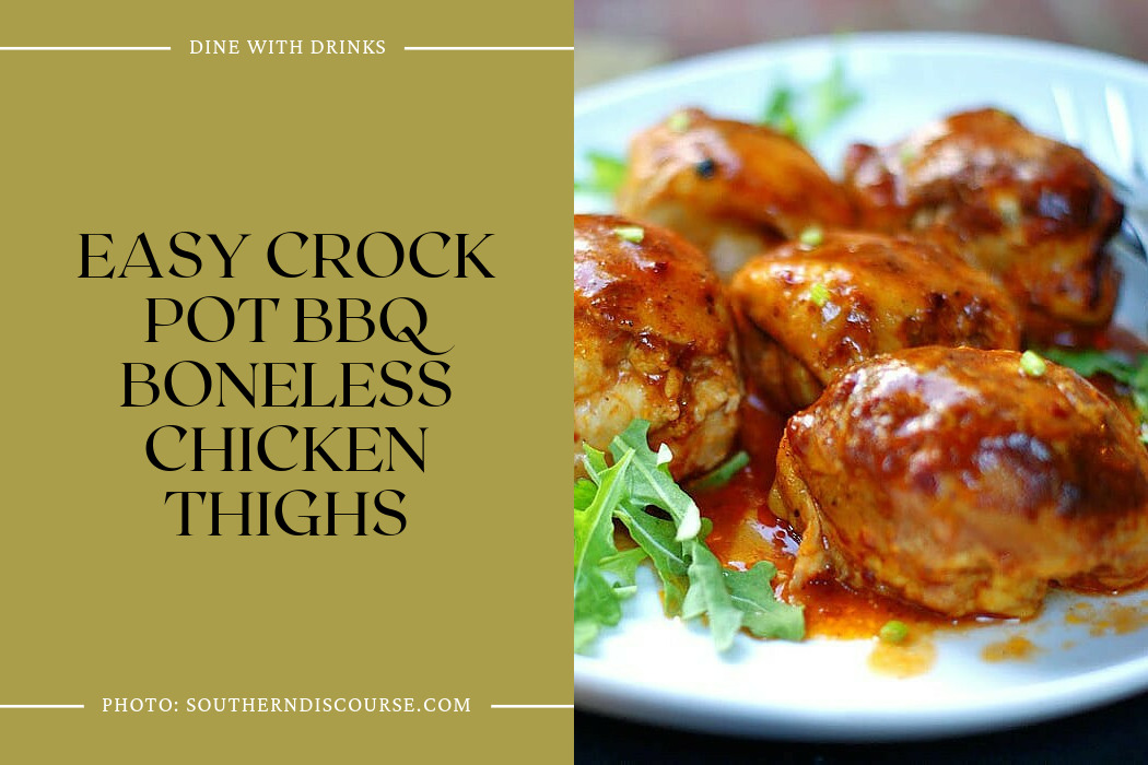 Easy Crock Pot Bbq Boneless Chicken Thighs