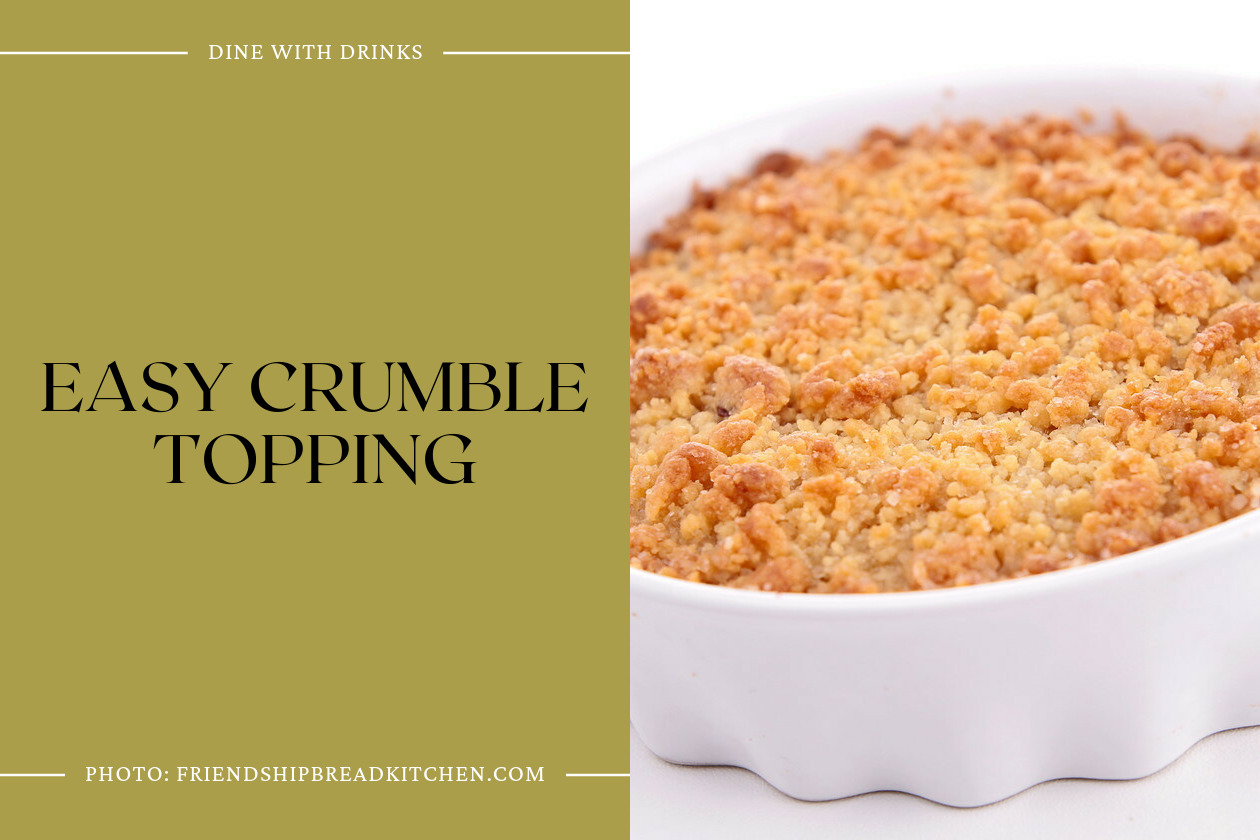 Easy Crumble Topping