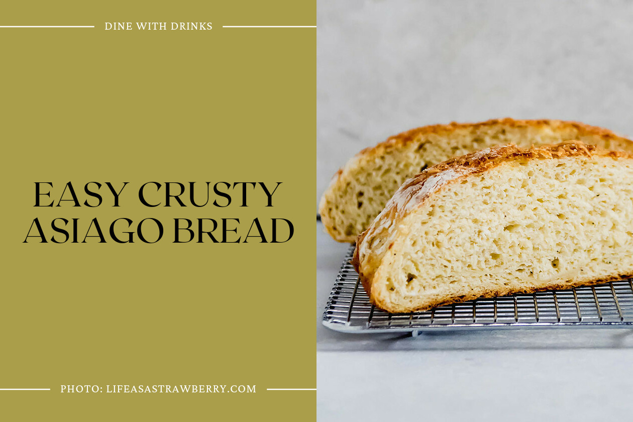 Easy Crusty Asiago Bread