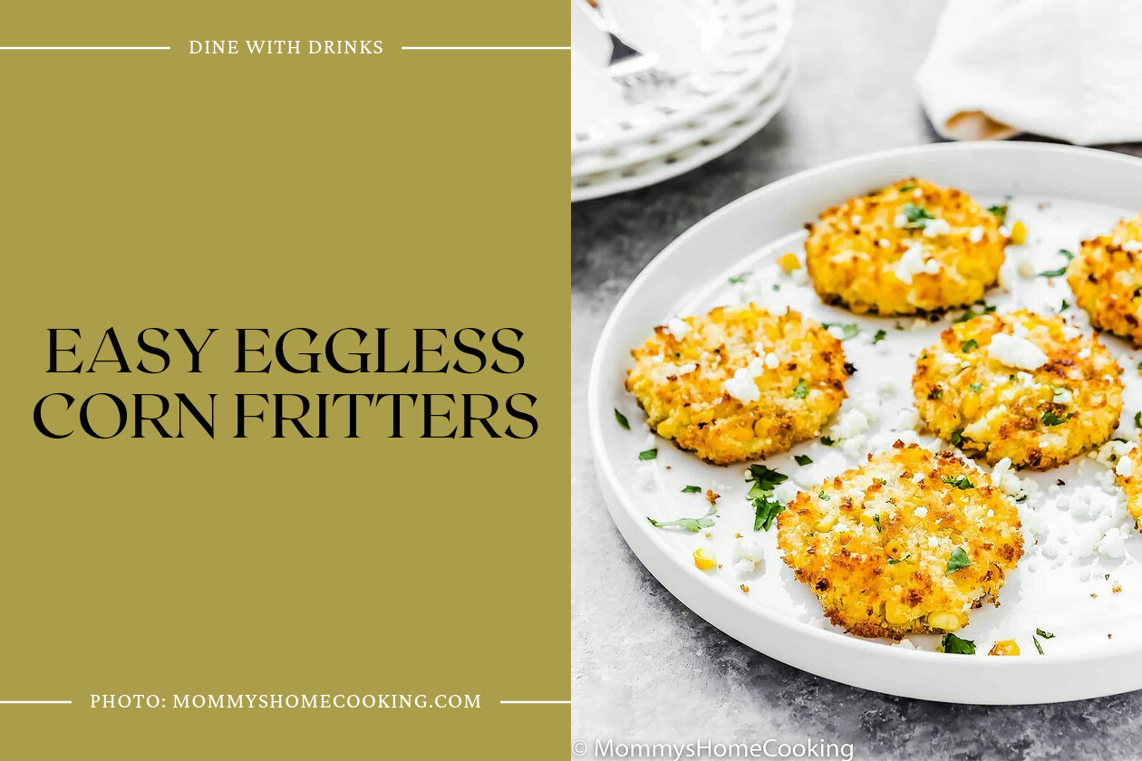 Easy Eggless Corn Fritters