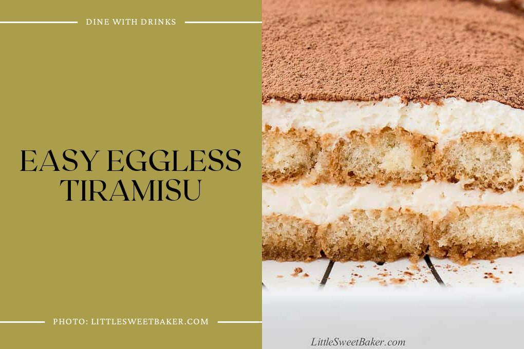 Easy Eggless Tiramisu
