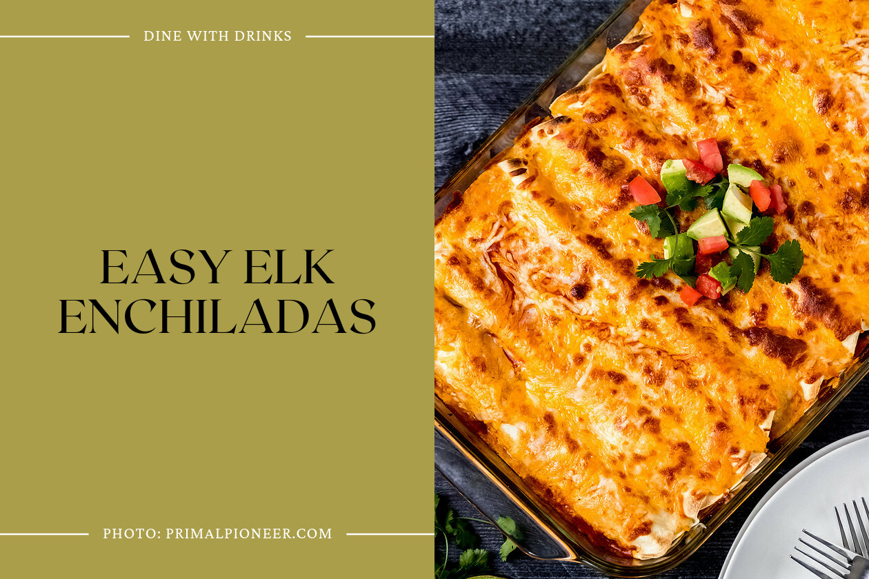 Easy Elk Enchiladas