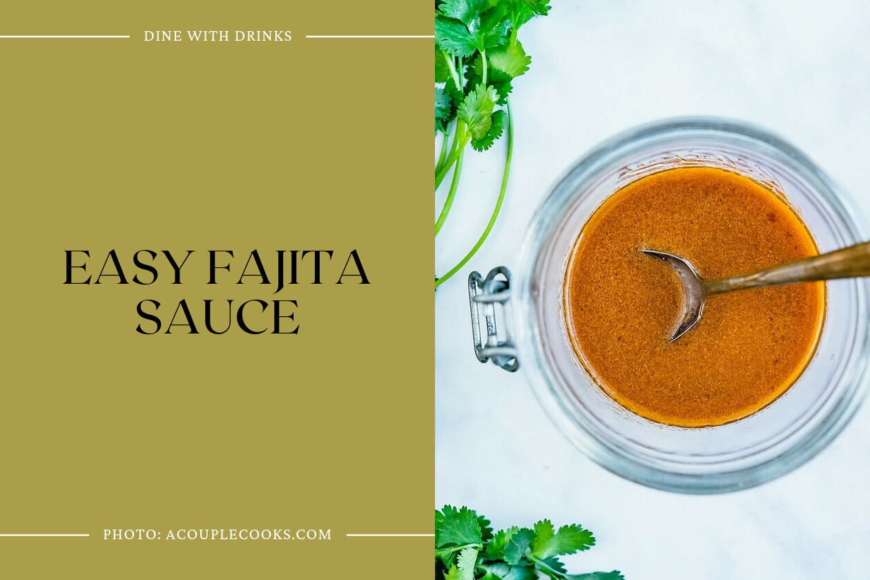 Easy Fajita Sauce