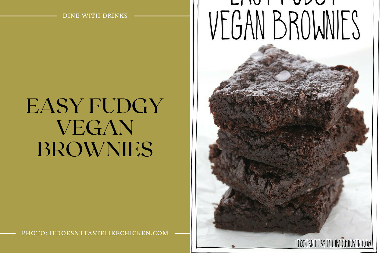 Easy Fudgy Vegan Brownies