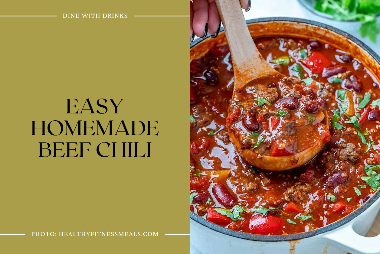 Easy Homemade Beef Chili