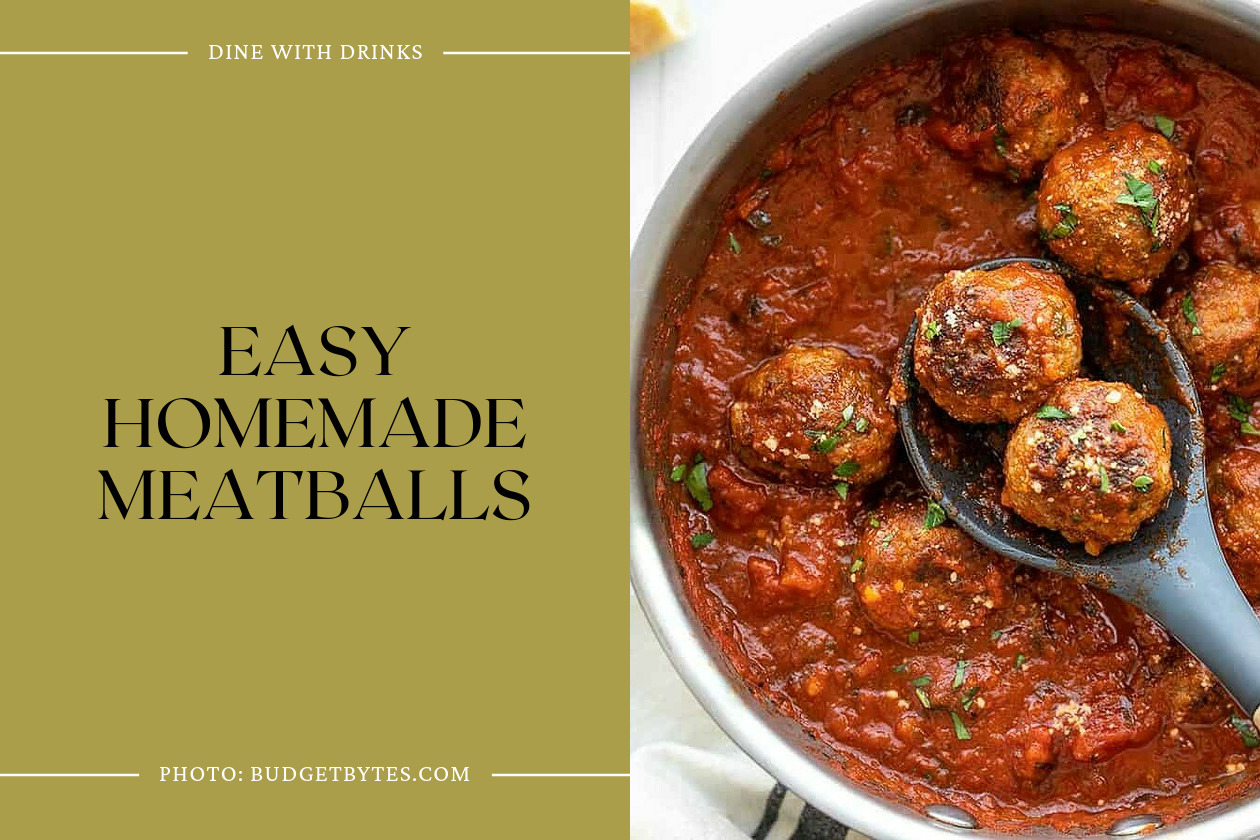 Easy Homemade Meatballs