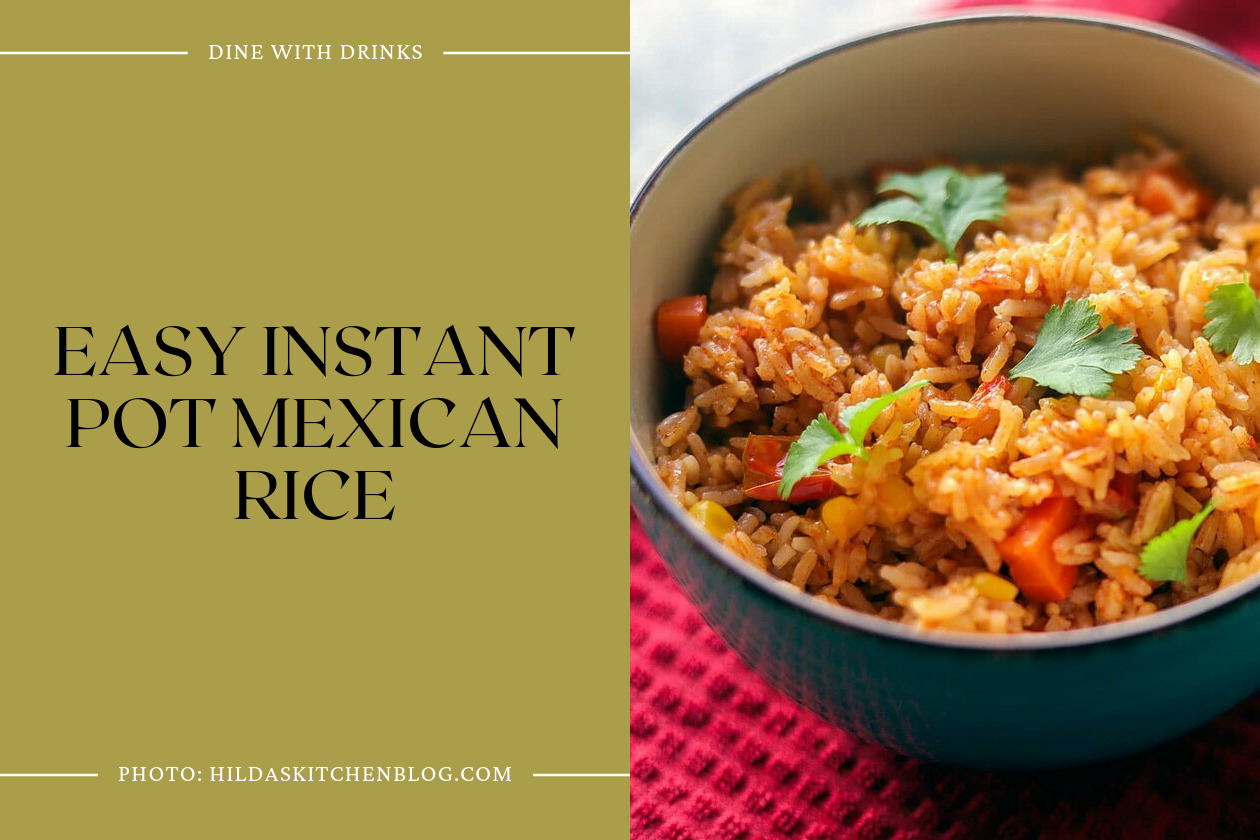 Easy Instant Pot Mexican Rice