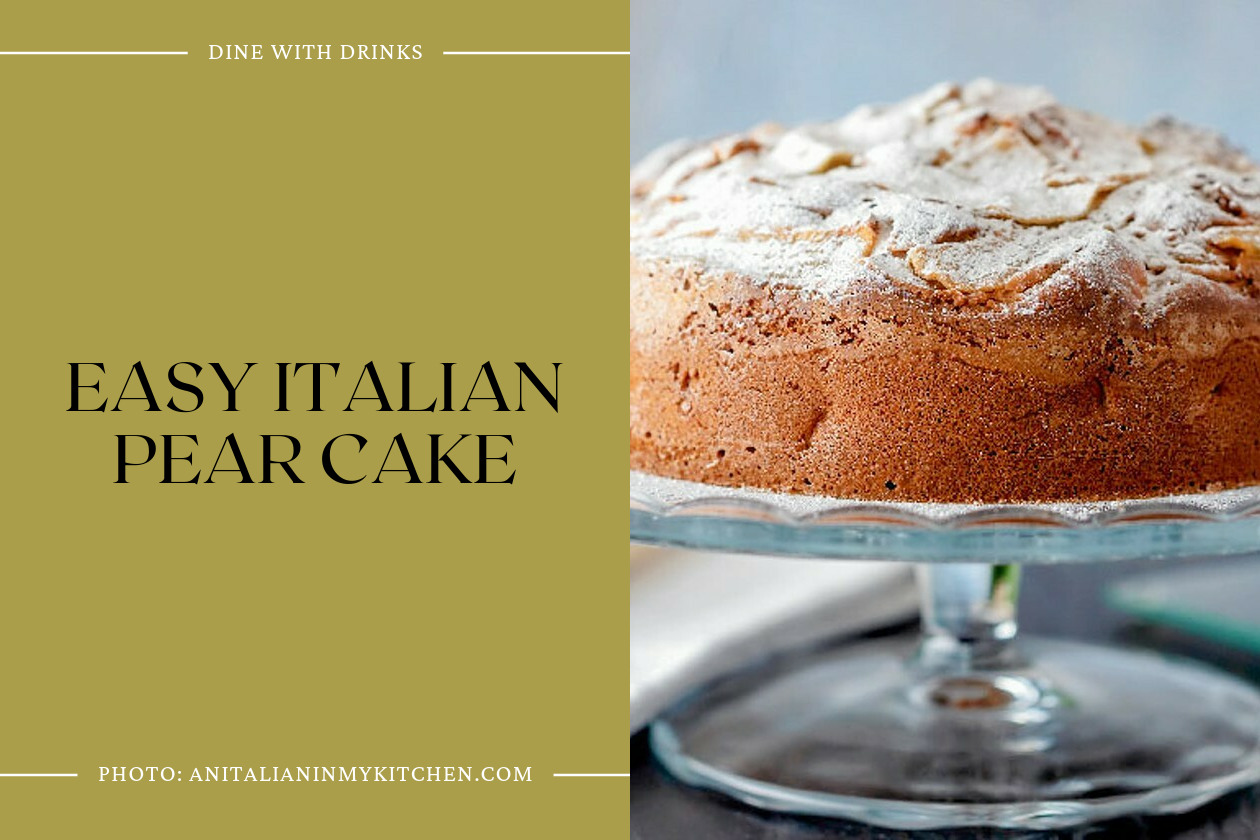 Easy Italian Pear Cake