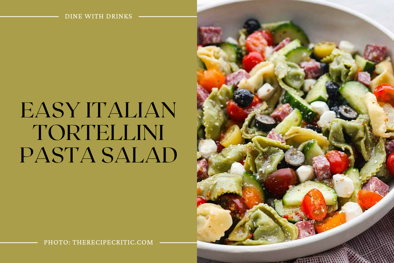 Easy Italian Tortellini Pasta Salad