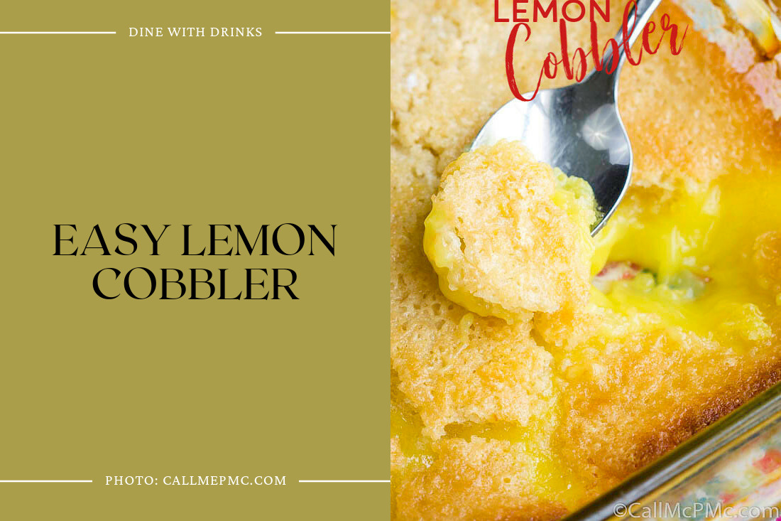 Easy Lemon Cobbler